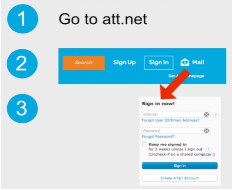 How do I log in to my ATT email?