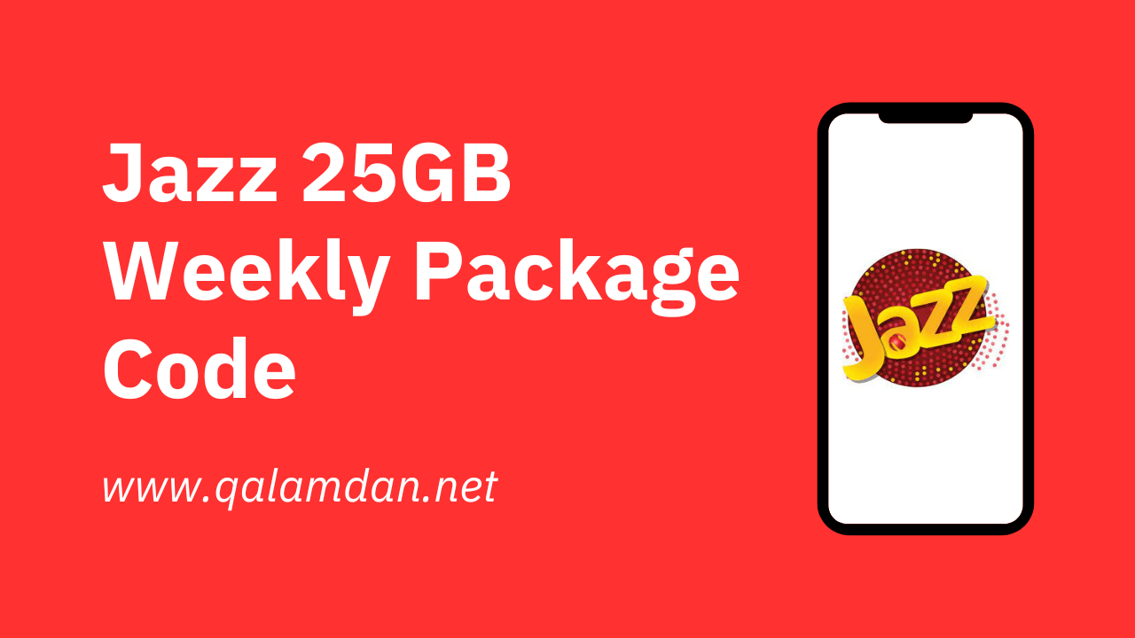 Jazz 25GB Weekly Package Code